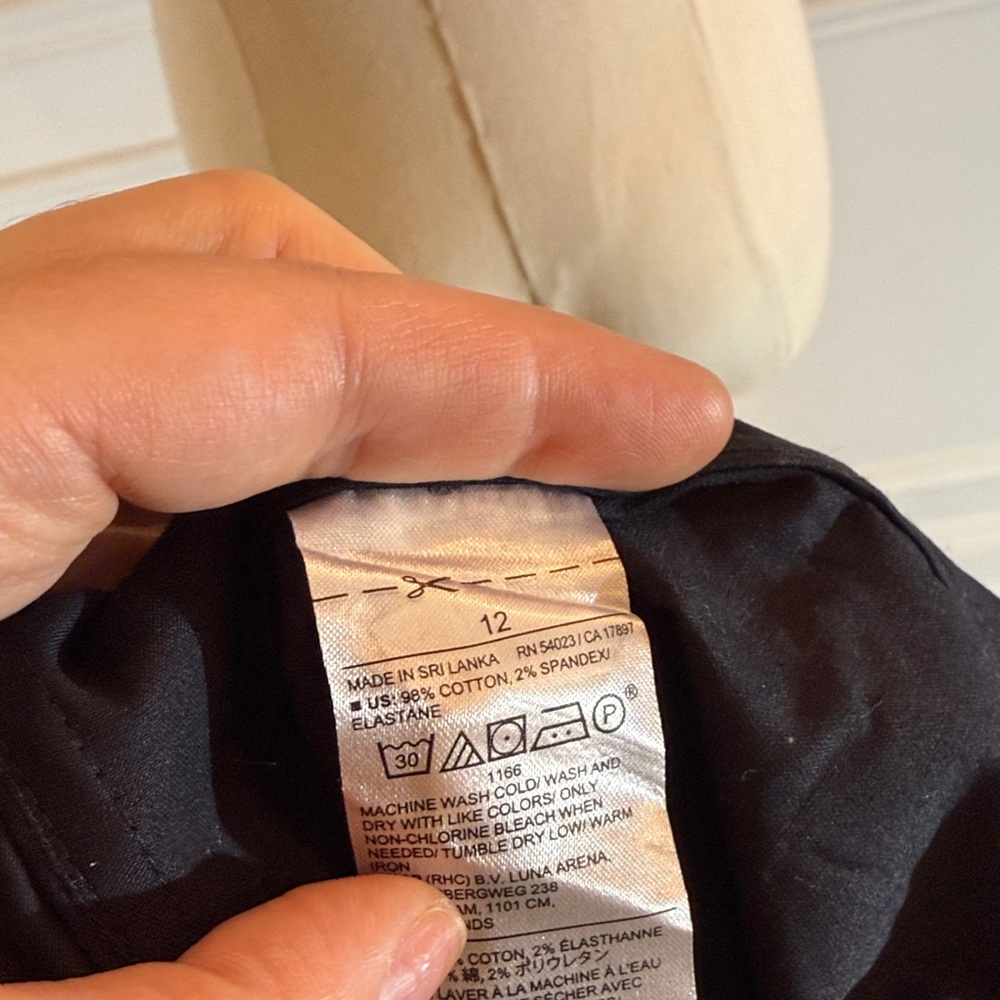 Banana Republic Black Cotton Button-Down Shirt - Picture 5 of 5